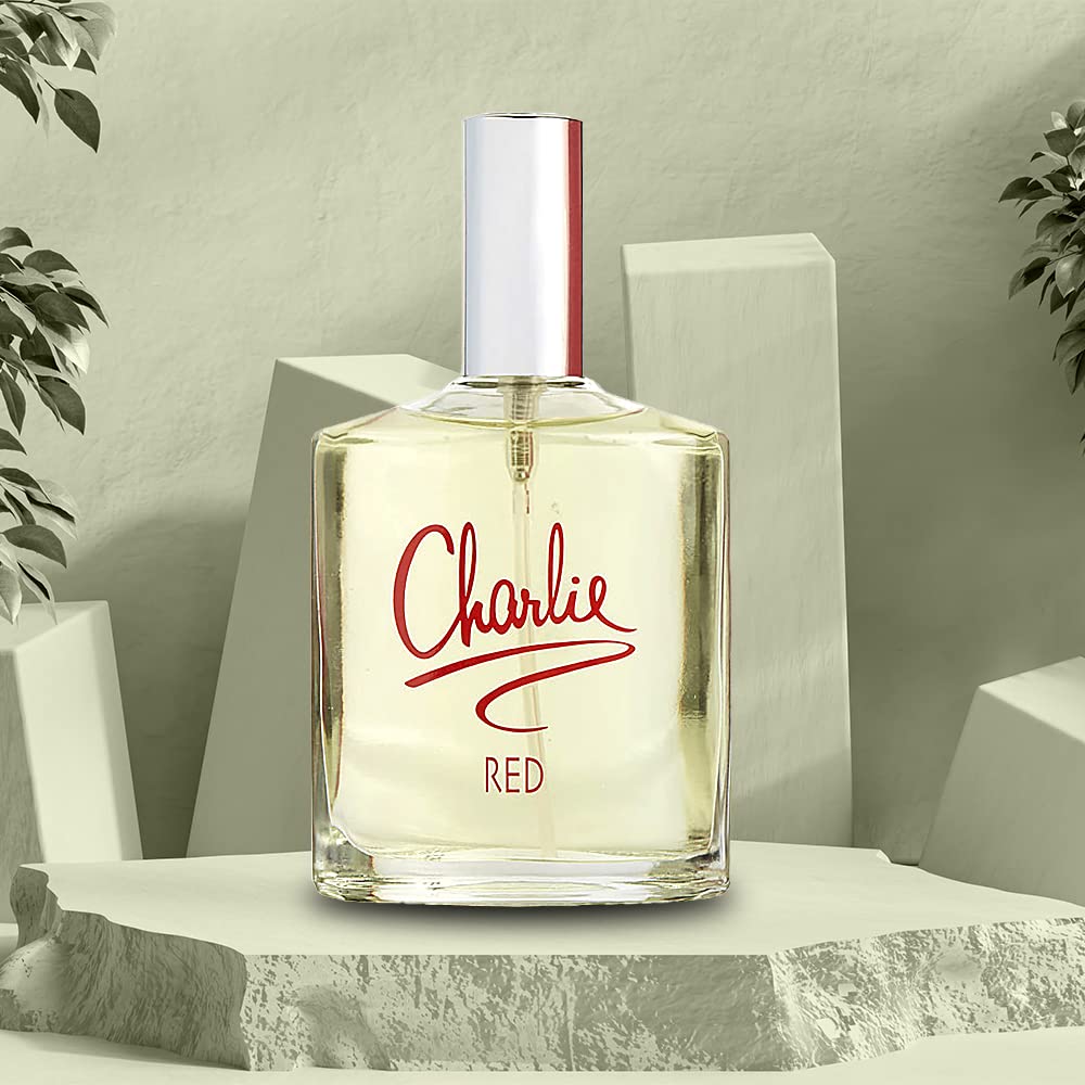 Authentic USA imported Revlon Charlie Red fragrance packaging