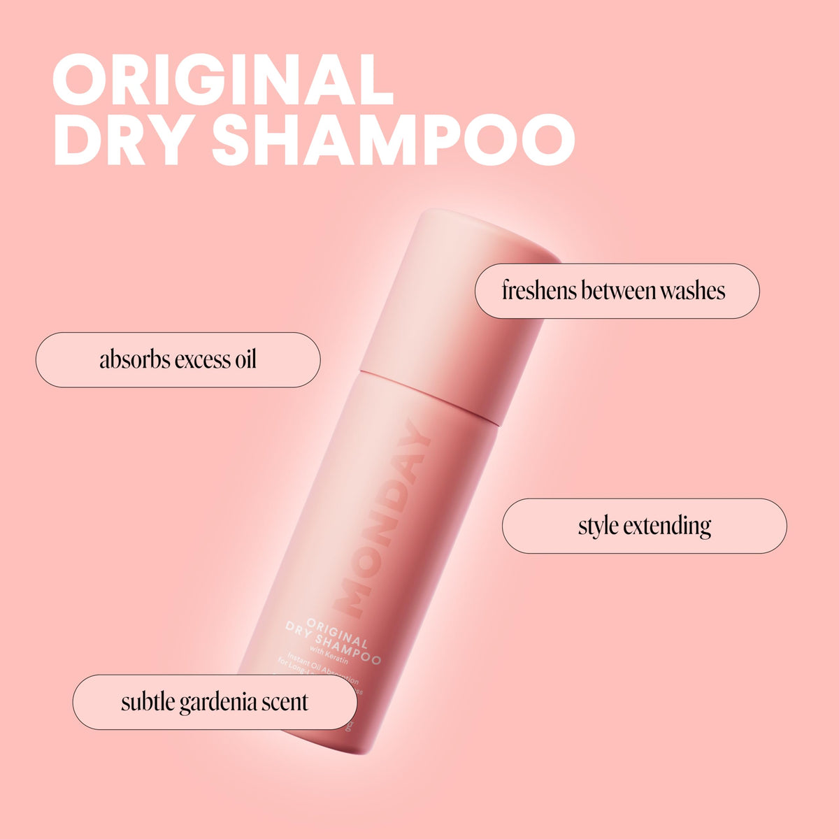 Monday Haircare 3 pack dry shampoo packaging