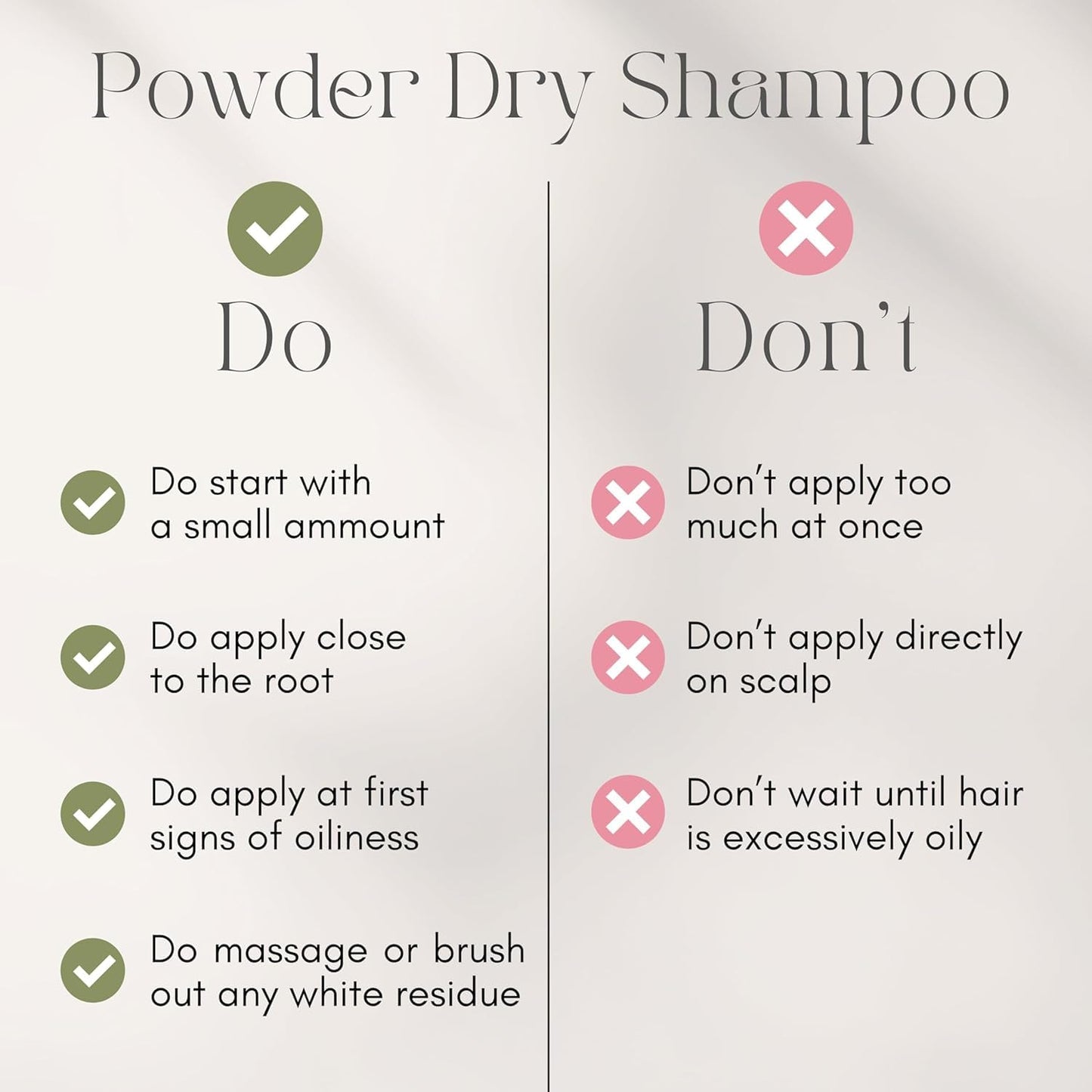 Benzene free dry shampoo bottle showing ingredient list and organic certification logos.