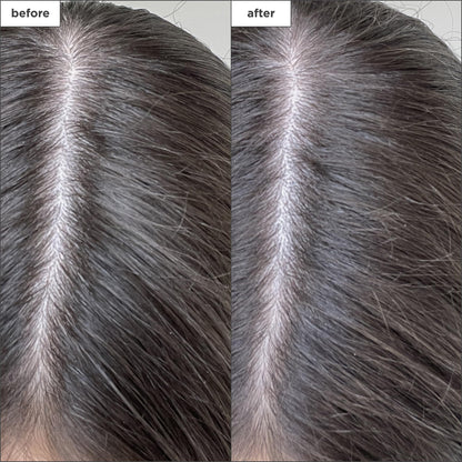 Briogeo charcoal and biotin dry shampoo packaging showing the back label and ingredient list