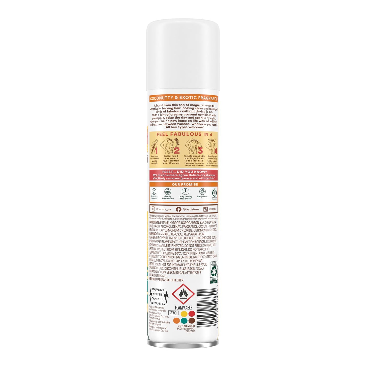 Authentic USA imported Batiste dry shampoo set