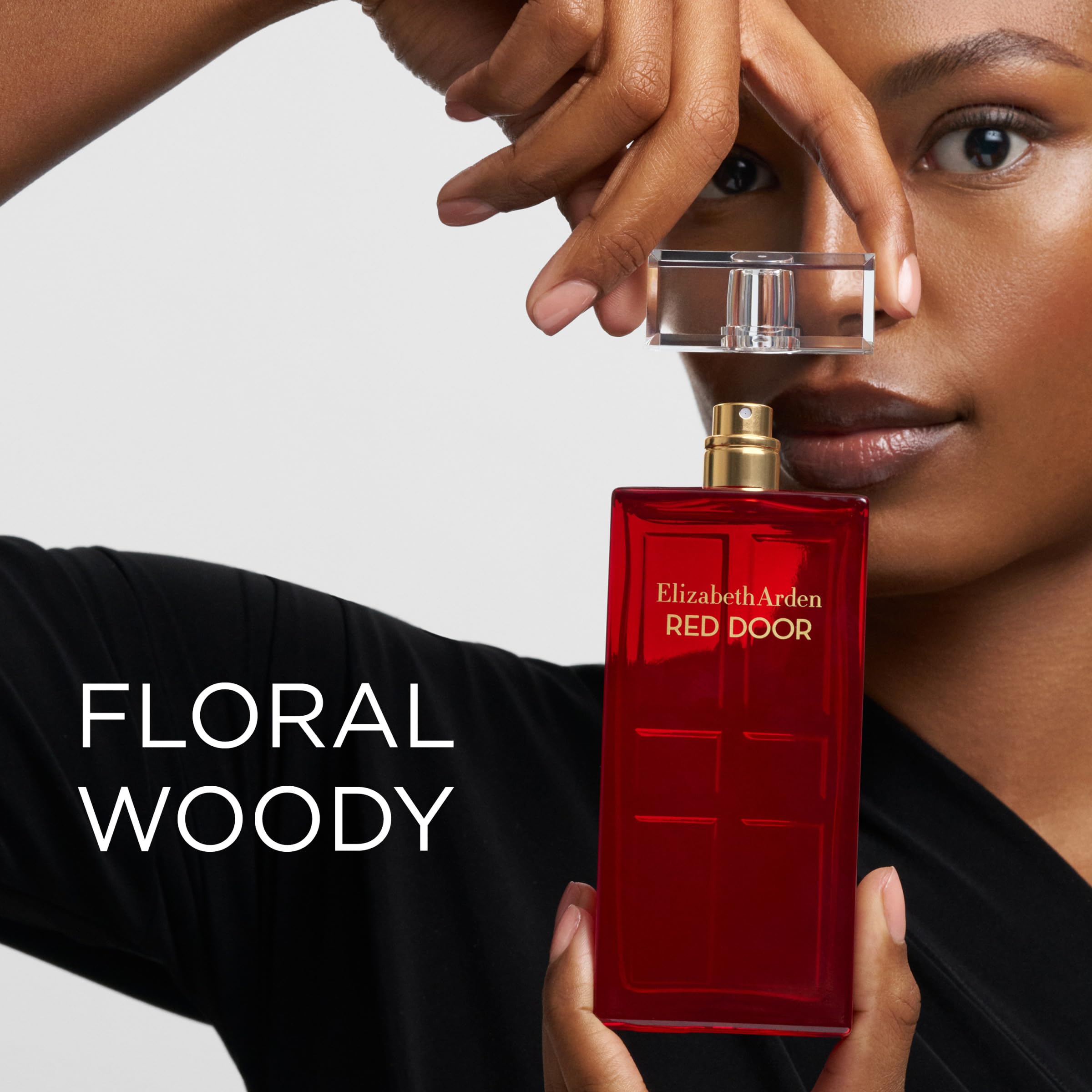 Classic red bottle design of Elizabeth Arden Red Door