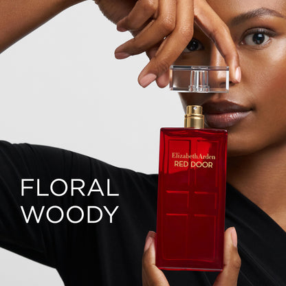 Classic red bottle design of Elizabeth Arden Red Door