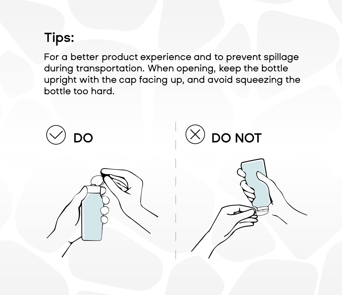 Result comparison of hair using Halovida dry shampoo gel