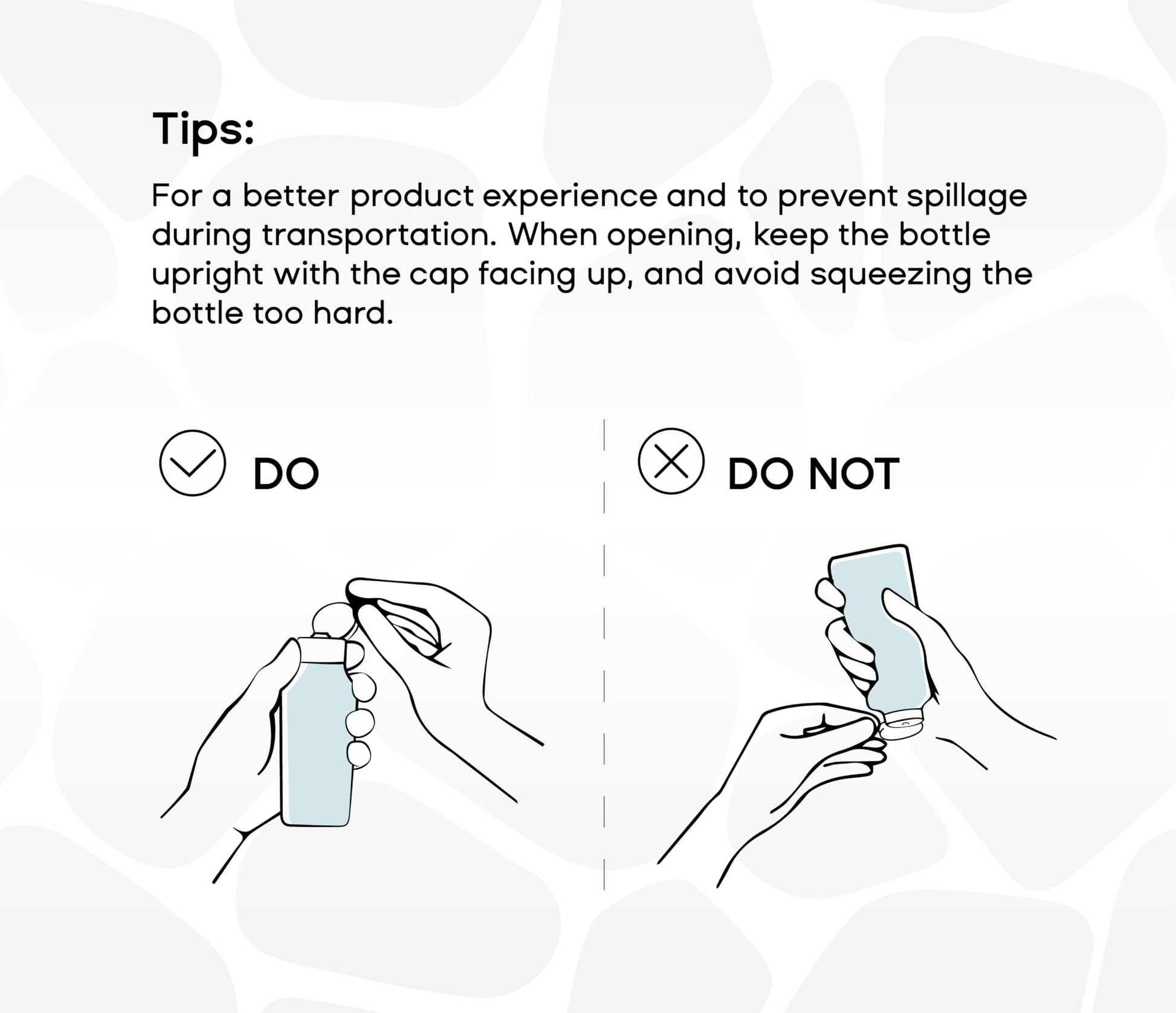 Result comparison of hair using Halovida dry shampoo gel