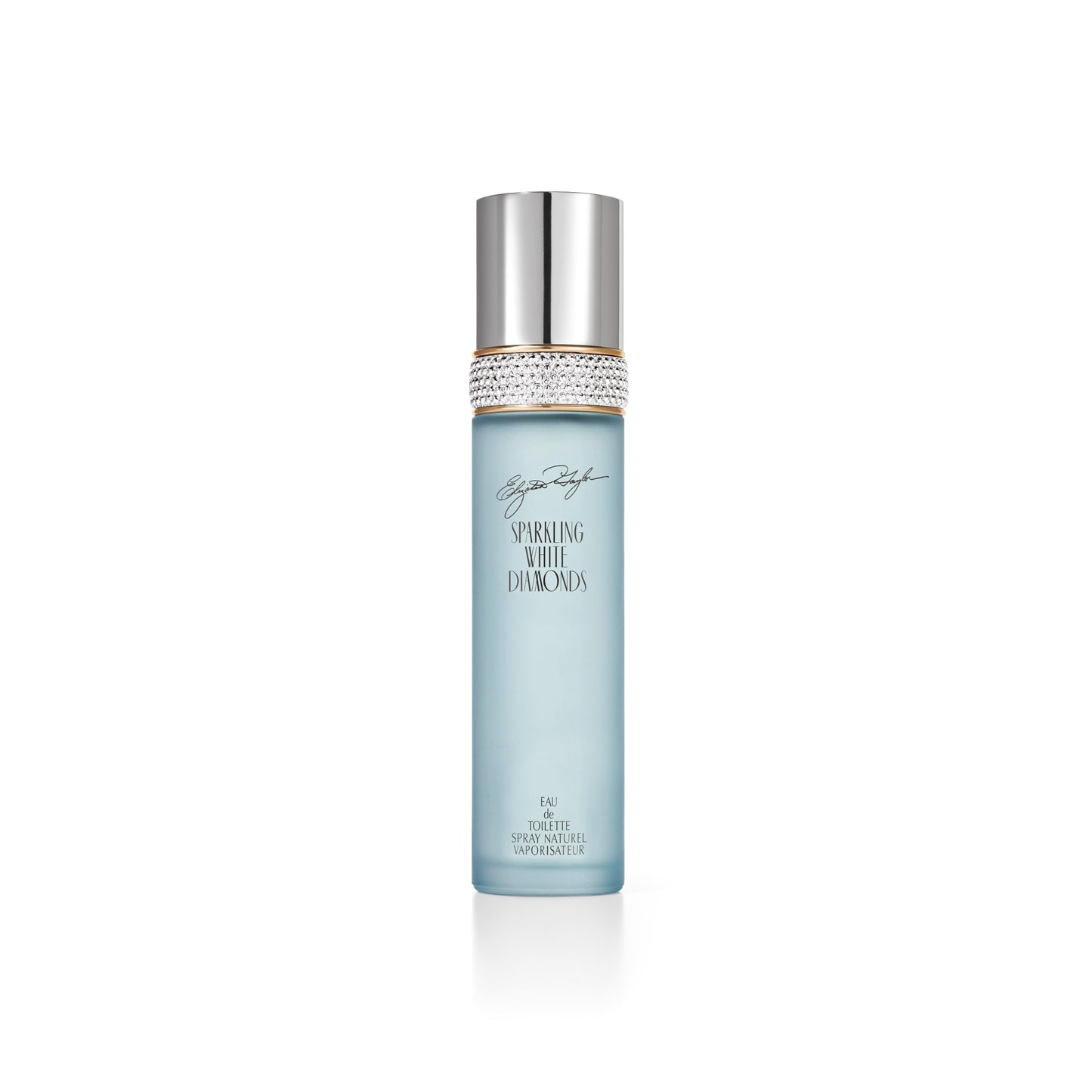Elizabeth Taylor Sparkling White Diamonds perfume bottle 3.3 fluid ounce