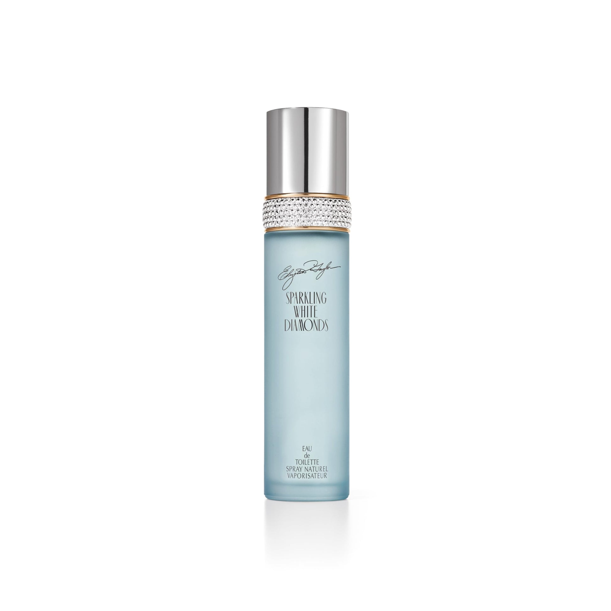 Elizabeth Taylor Sparkling White Diamonds perfume bottle 3.3 fluid ounce