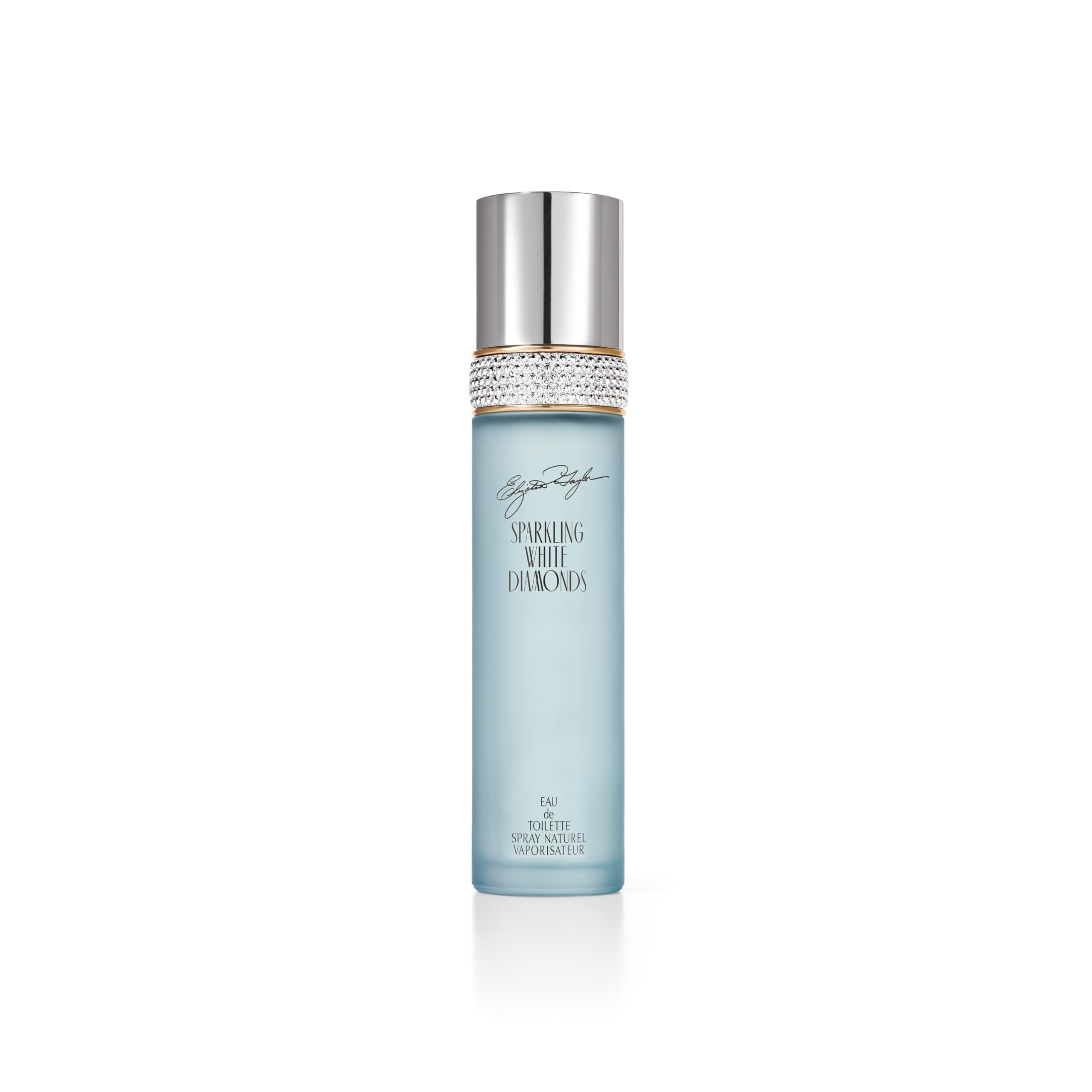 Elizabeth Taylor Sparkling White Diamonds perfume bottle 3.3 fluid ounce