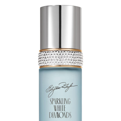 Elegant Sparkling White Diamonds perfume spray packaging