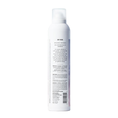 Full size 6.5 Ounce bottle of SGX NYC clean vegan dry shampoo for zero residue volume