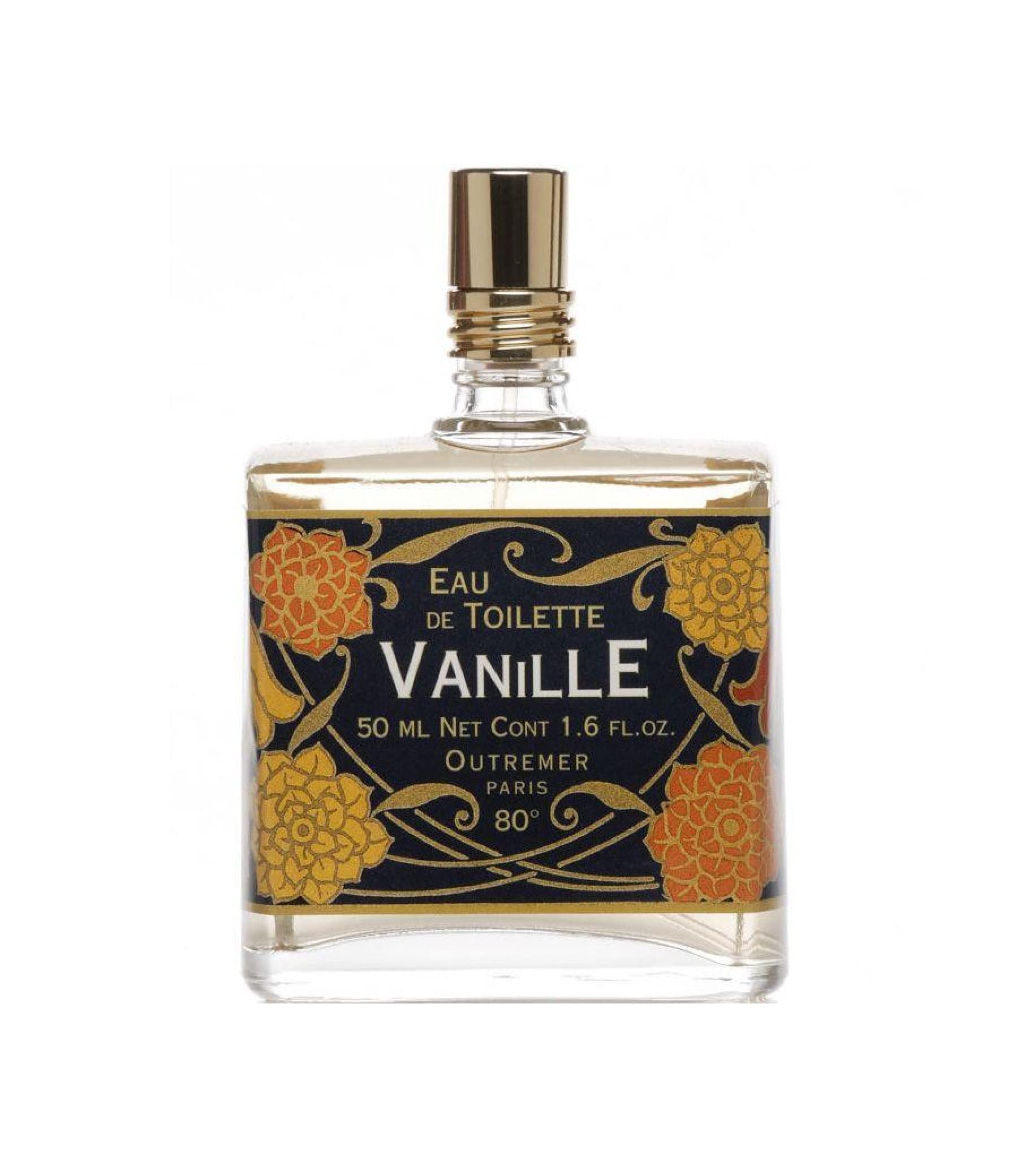 Authentic L'Aromarine Outremer Vanille perfume spray bottle