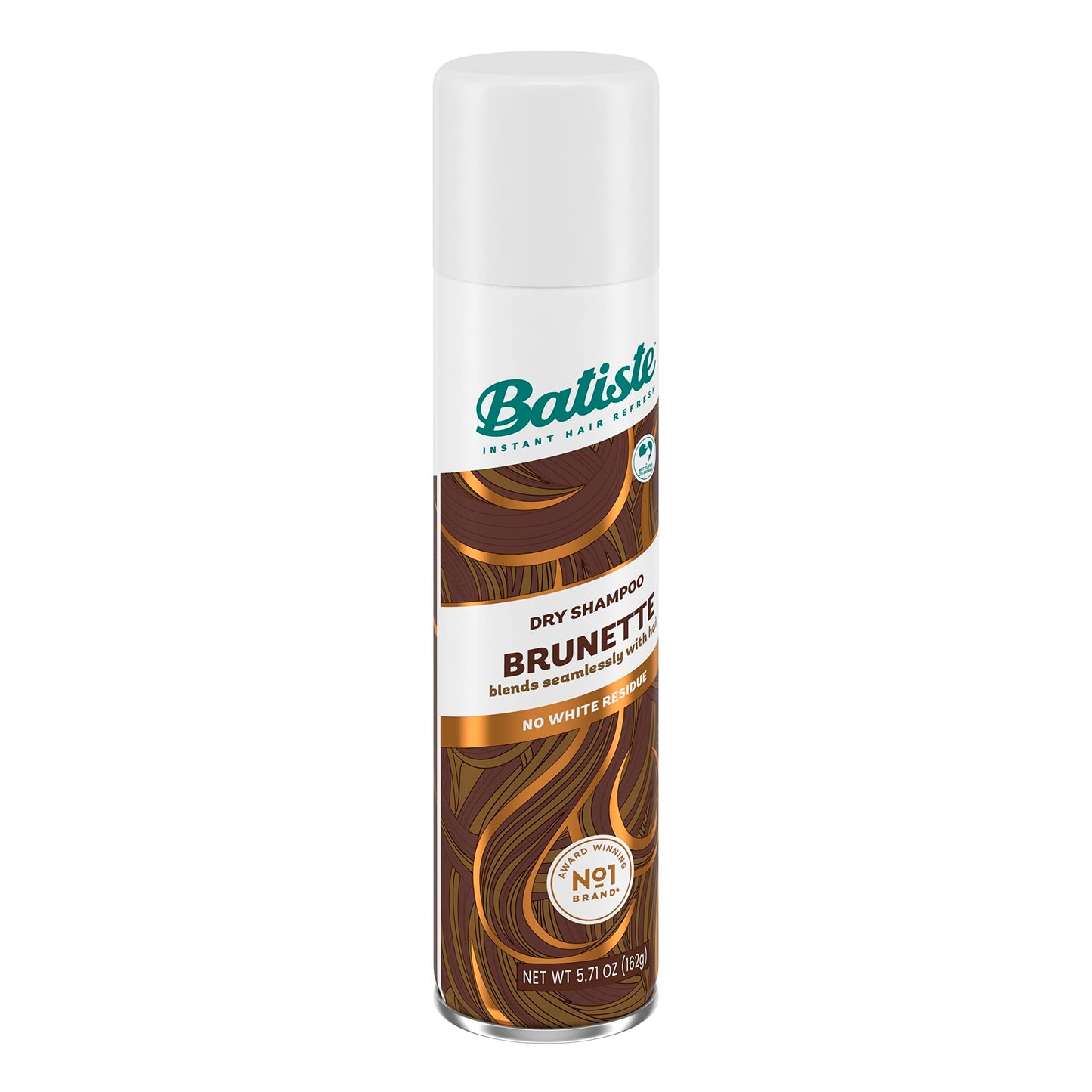 Applying Batiste tinted dry shampoo to dark hair