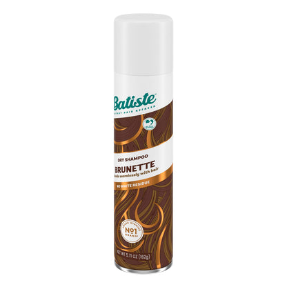 Batiste brunette dry shampoo packaging details