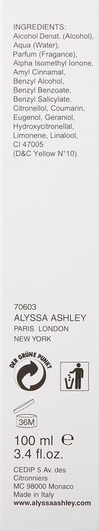 Unisex Alyssa Ashley Musk perfume packaging