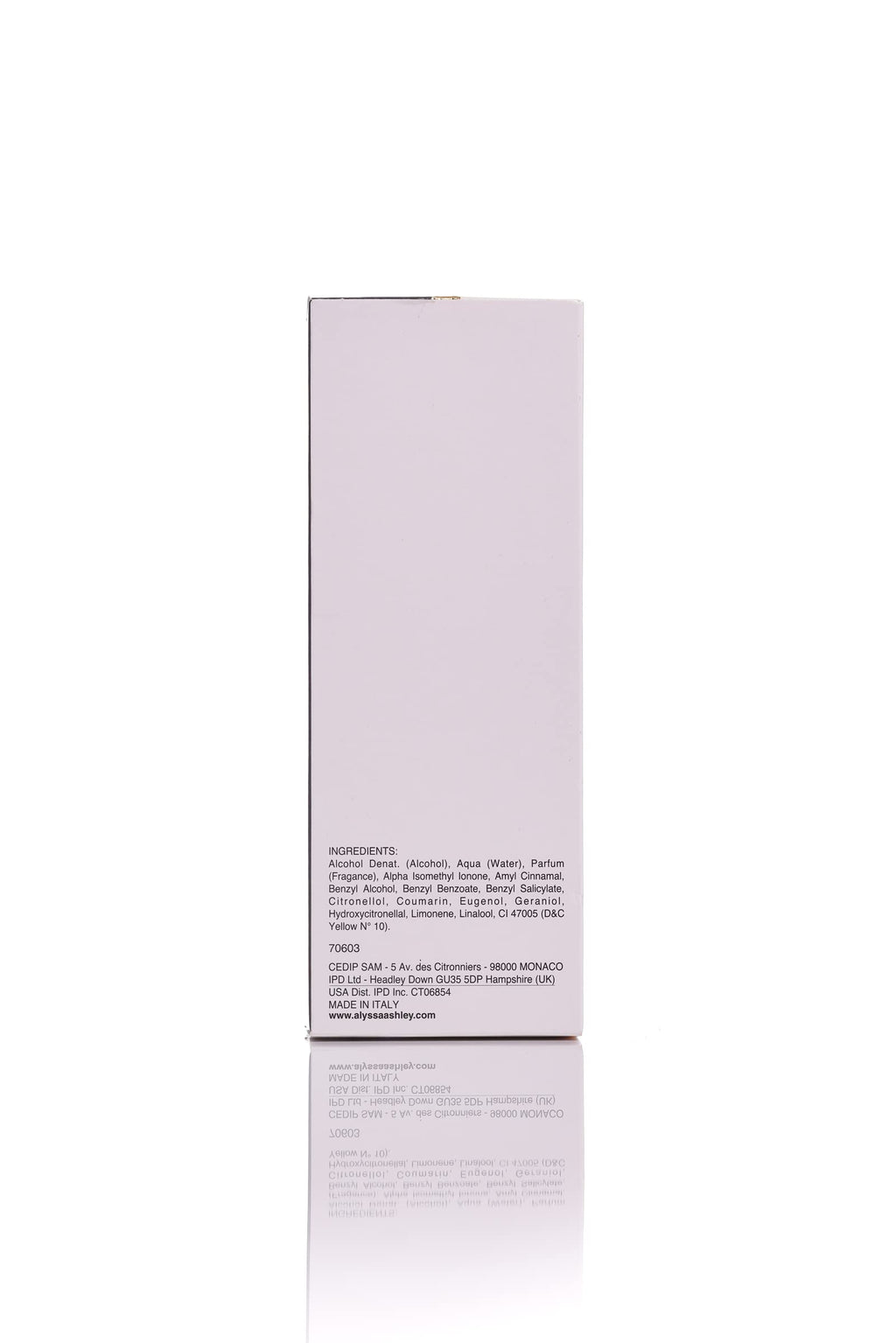 Top notes of Sicilian bergamot Alyssa Ashley Musk