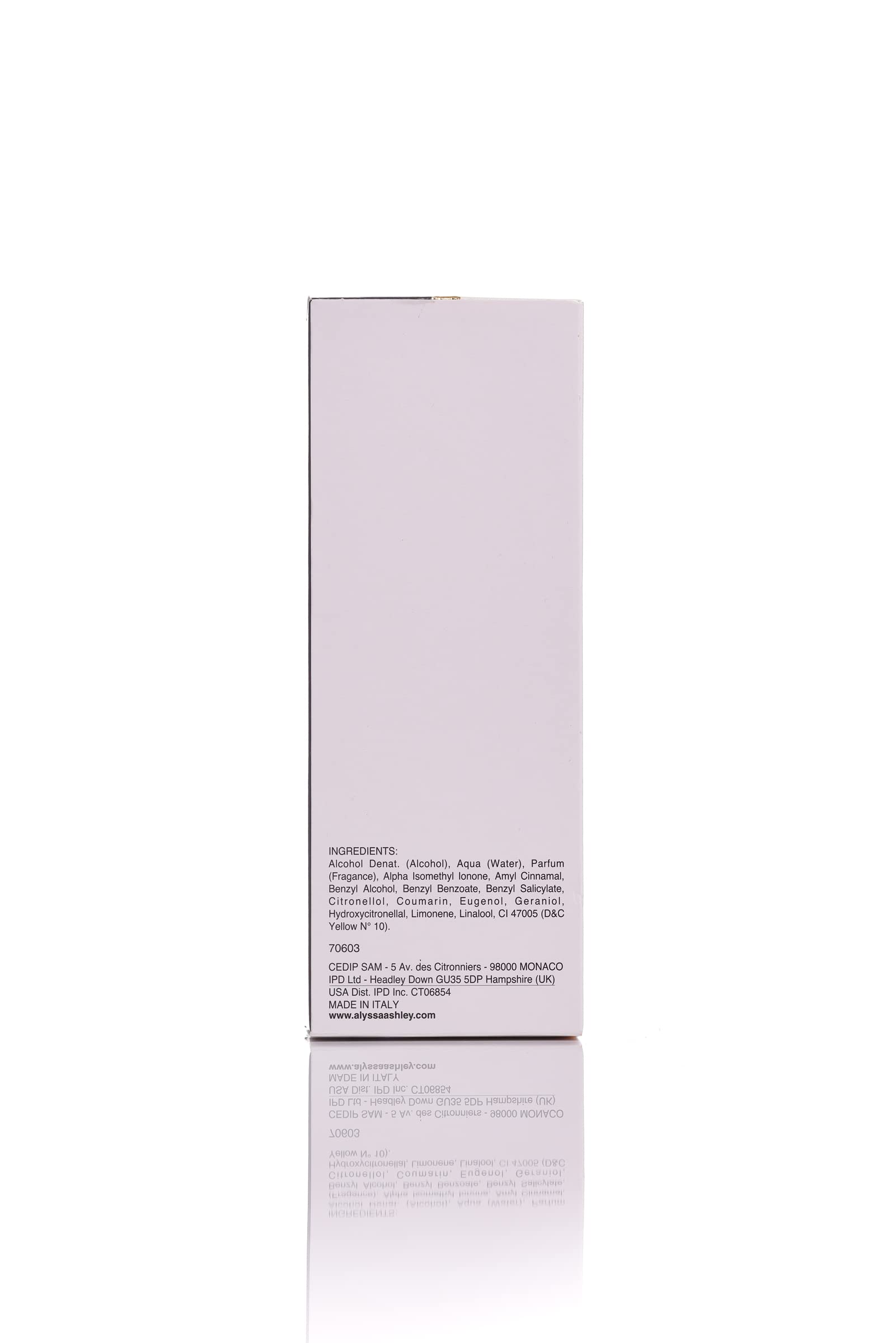Top notes of Sicilian bergamot Alyssa Ashley Musk