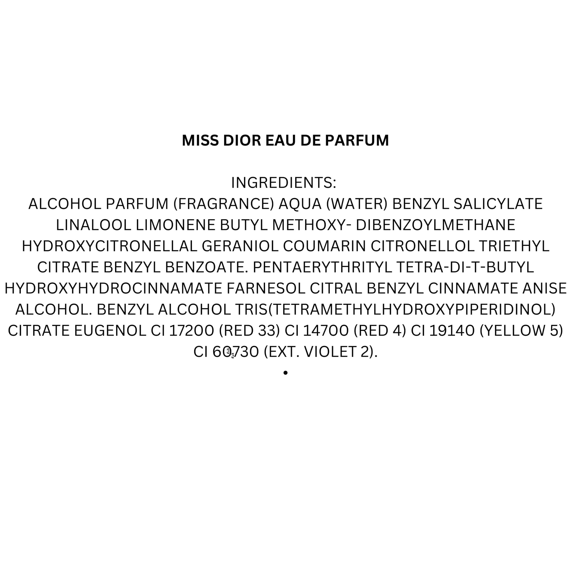Small Miss Dior Blooming Bouquet bottle on white background