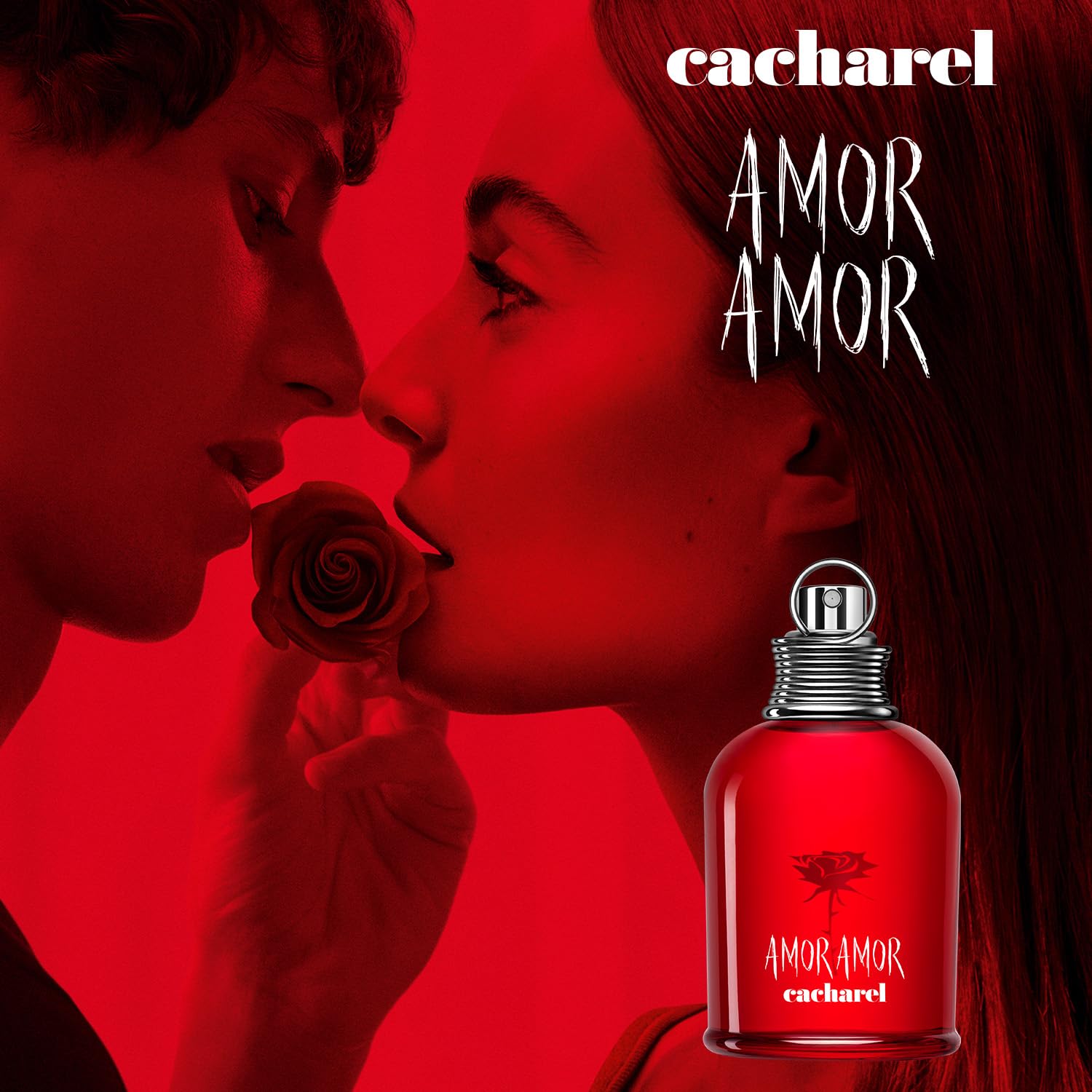 Cacharel Amor Amor glass bottle texture and color