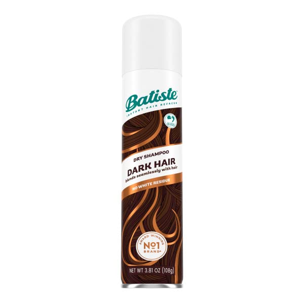 Batiste waterless tinted dry shampoo bottle back label