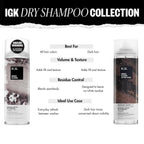 IGK charcoal detox clarifying hair product for texturizing roots