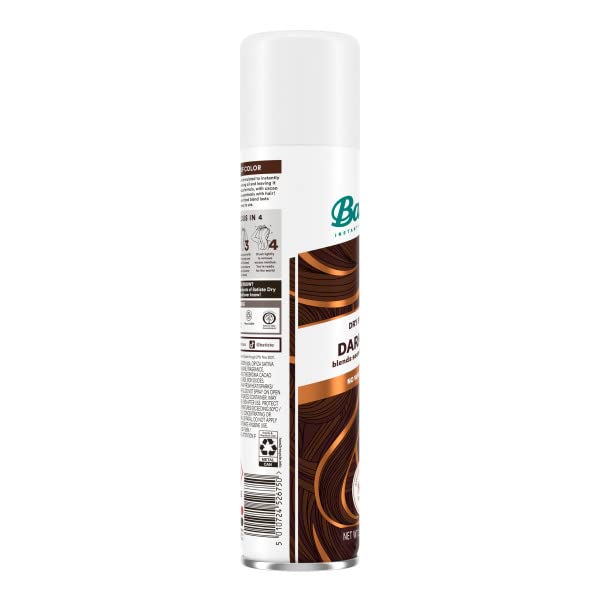 Sulfate free oil absorbing dry shampoo for dark hair lifestyle view