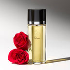 Elegant display of Oscar De La Renta fragrance for women