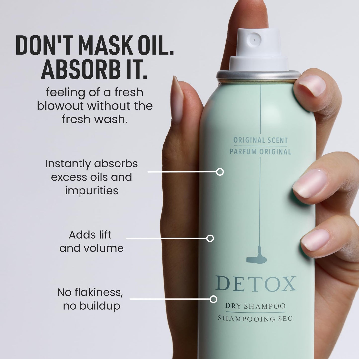Drybar Detox Dry Shampoo spray nozzle detail