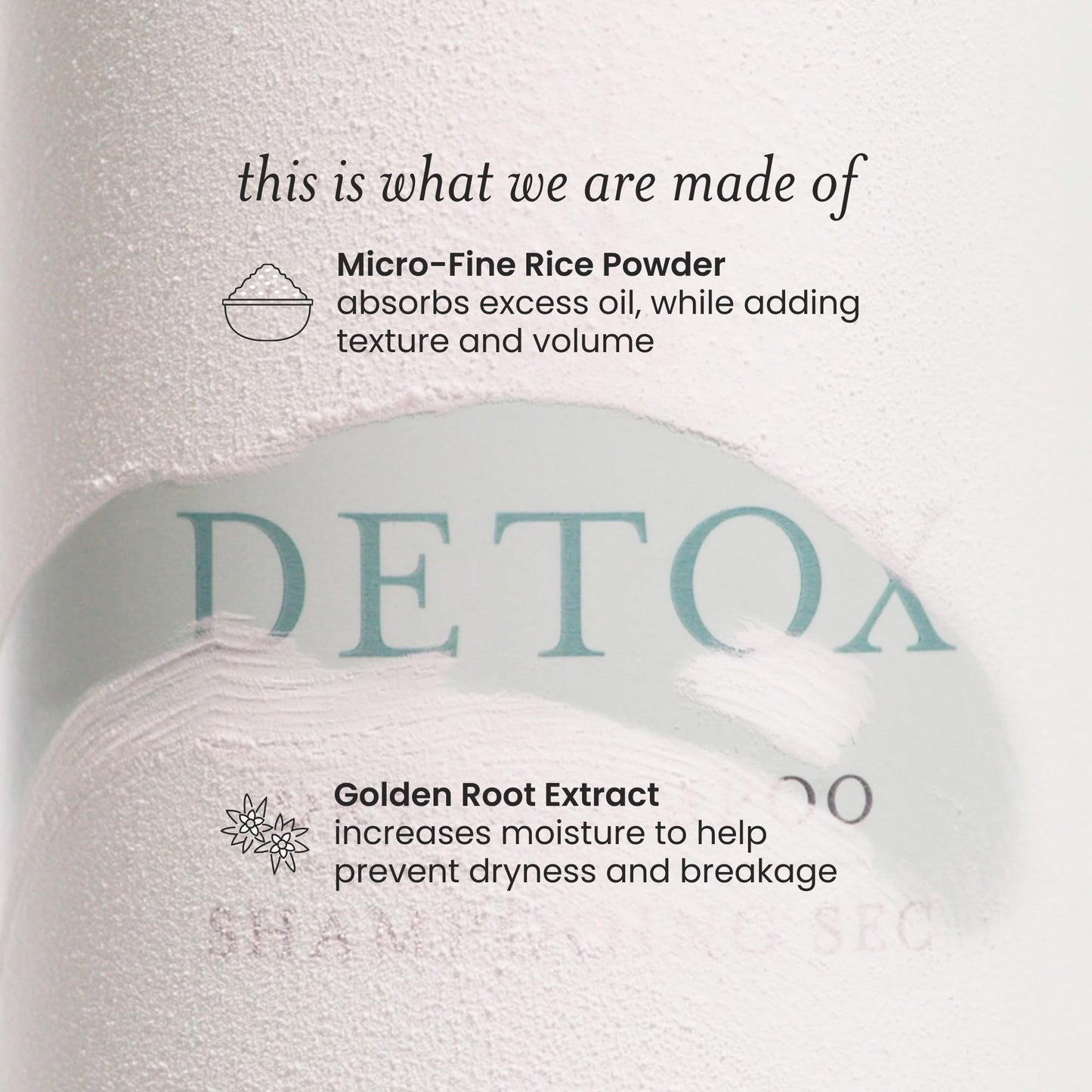 Drybar Detox Dry Shampoo packaging showing 3.8 ounce size