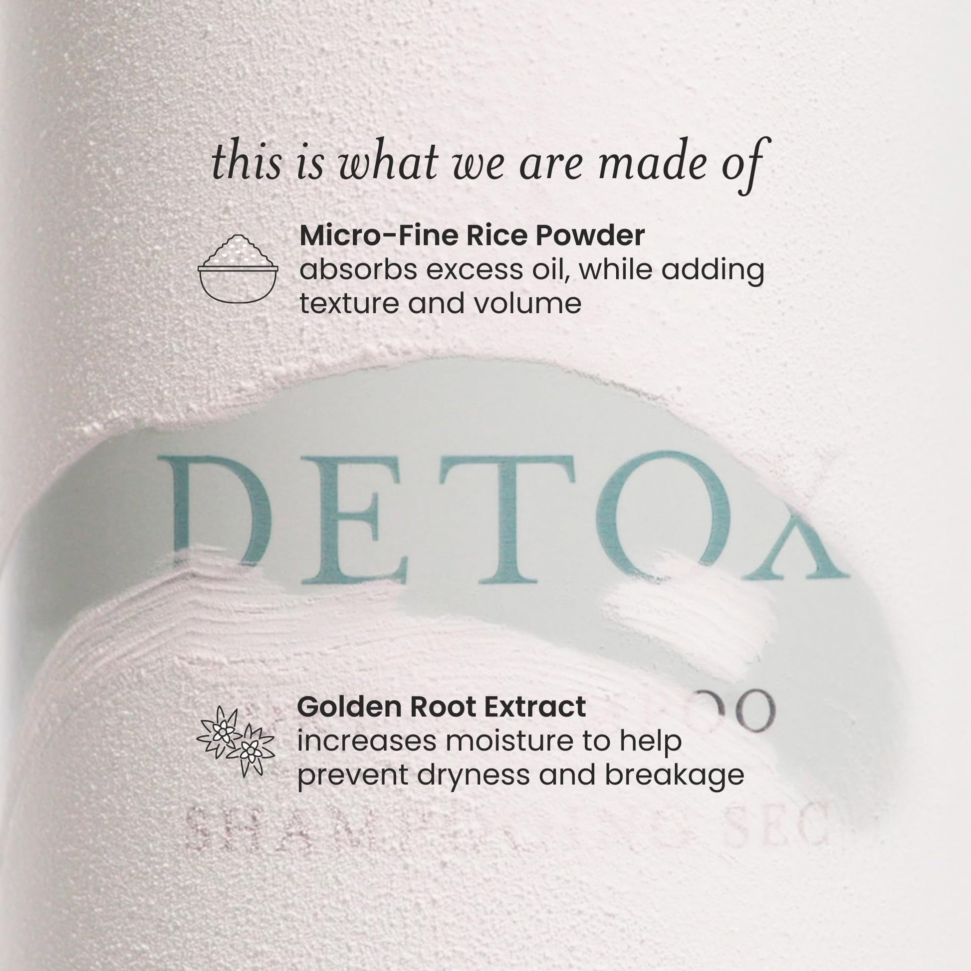 Drybar Detox Dry Shampoo packaging showing 3.8 ounce size