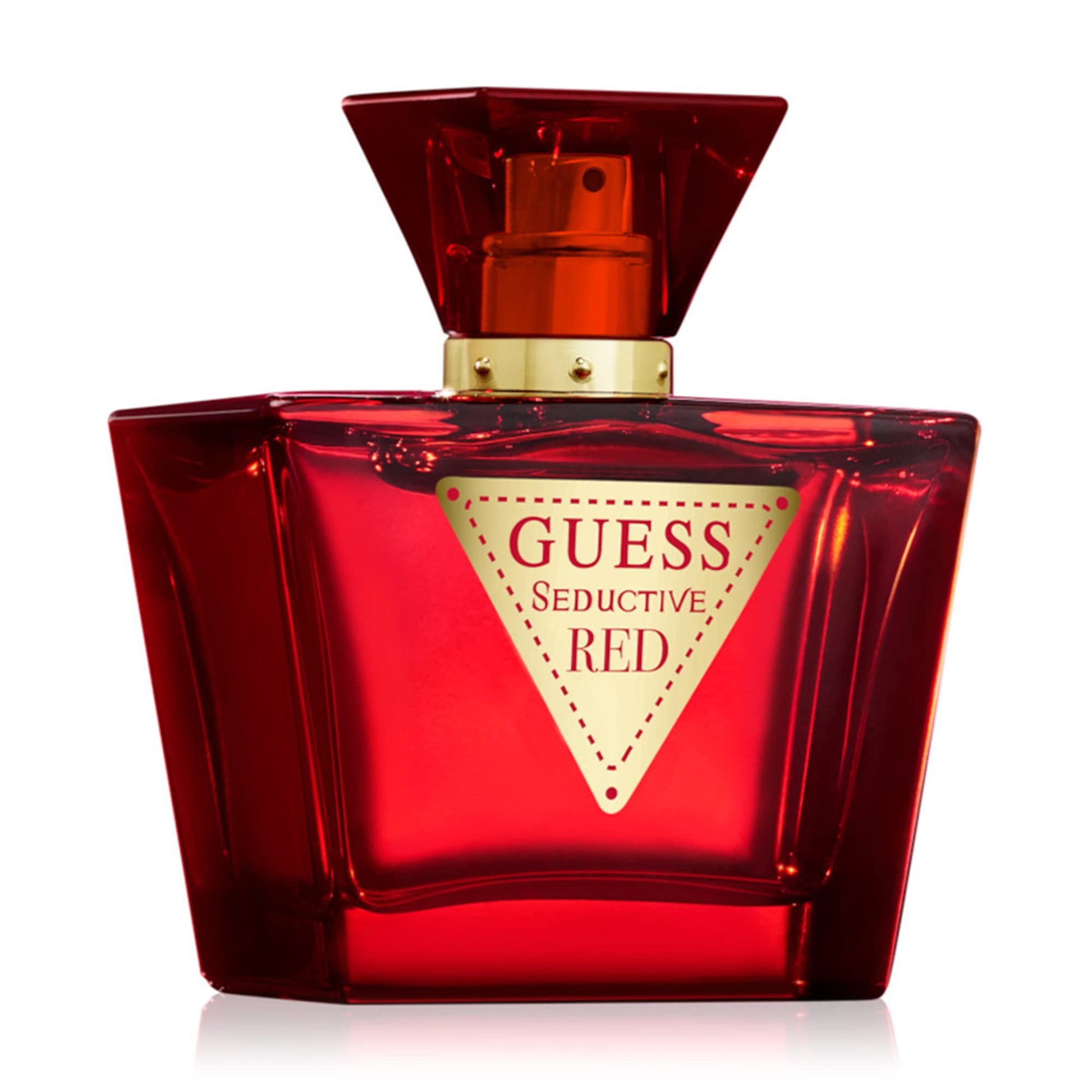 Guess Seductive Red perfume bottle with red packaging