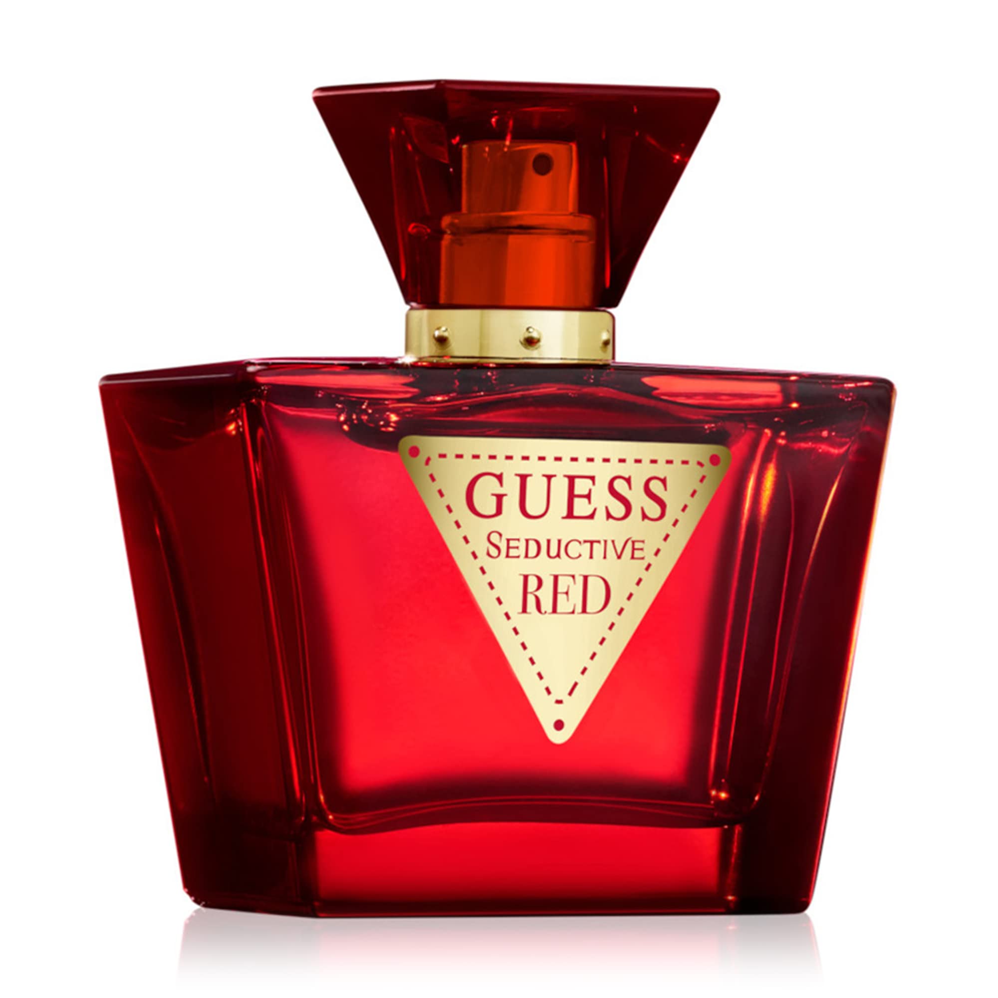 Guess Seductive Red perfume bottle with red packaging