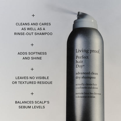 Living Proof Advanced Clean dry shampoo five point five ounce packaging