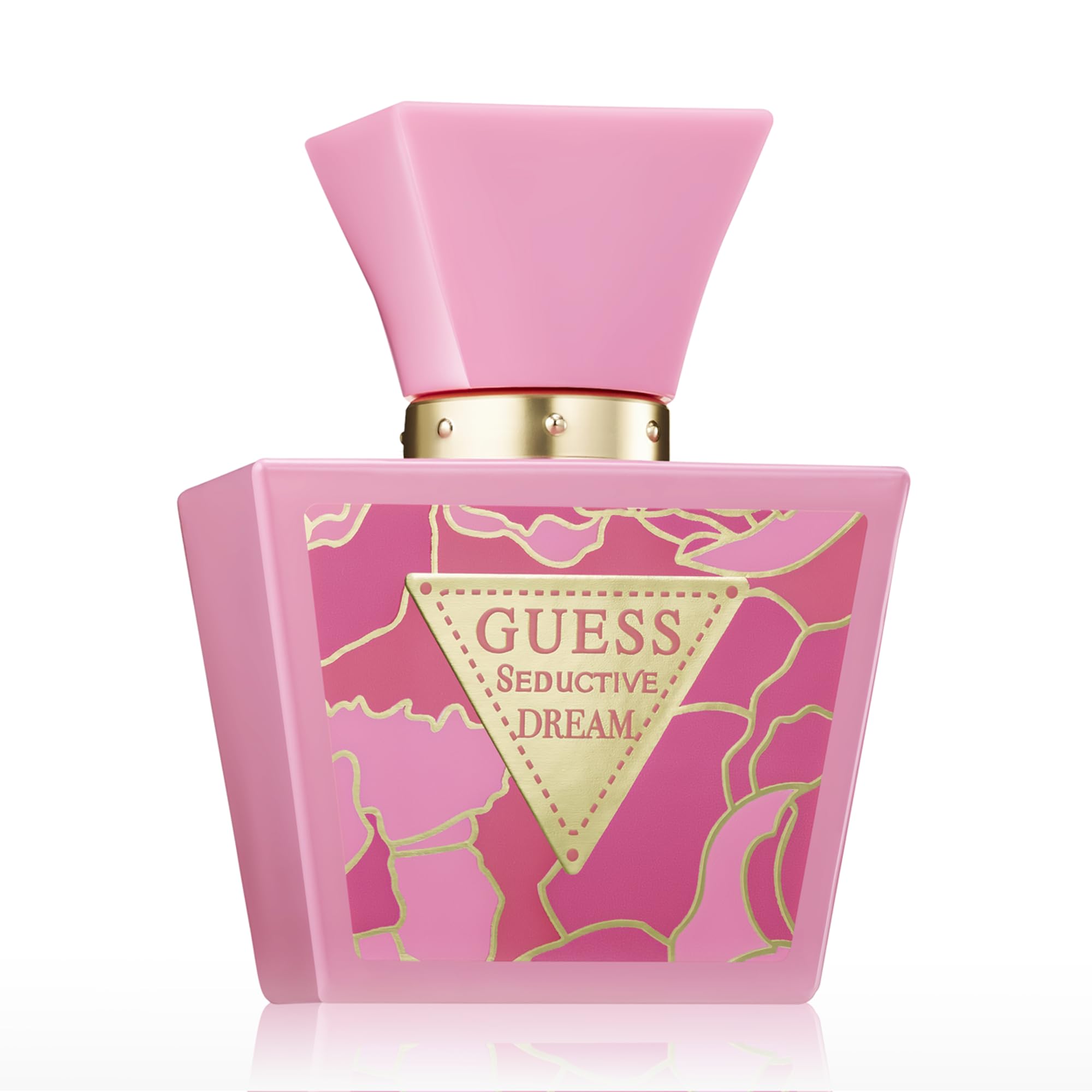 Guess Seductive Dream floral fruity amber perfume bottle for women on display