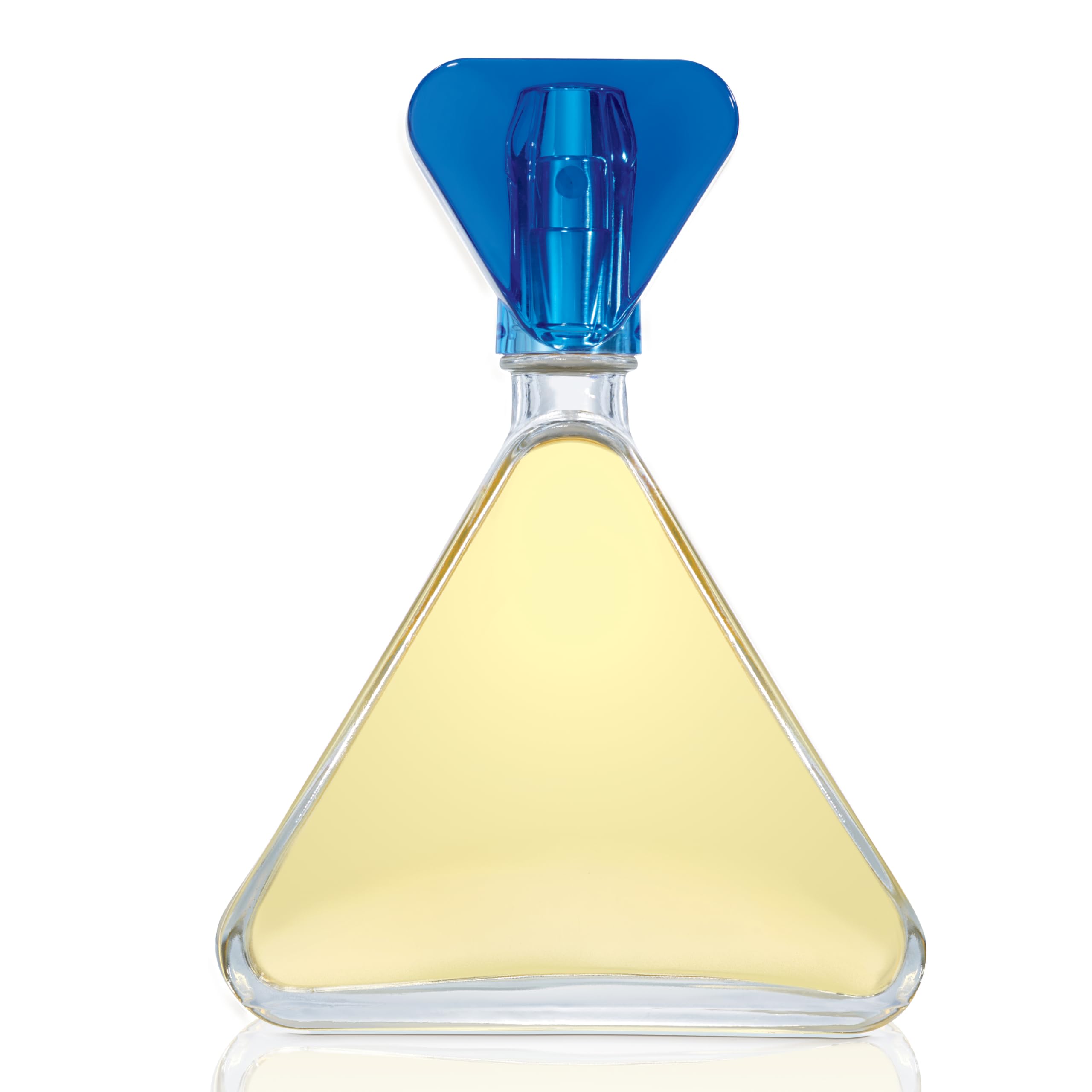 Signature triangle shaped perfume bottle for women