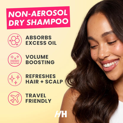 Handmade Heroes natural dry shampoo powder texture close up