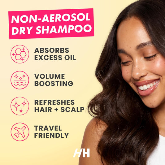 Handmade Heroes natural dry shampoo powder texture close up