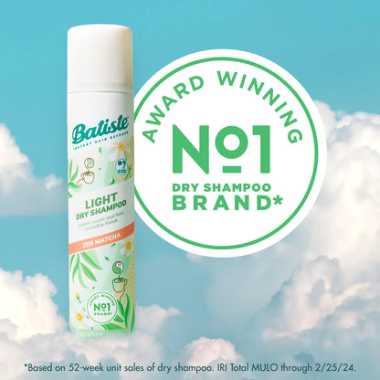 Side view of Batiste Zen Matcha aerosol spray can