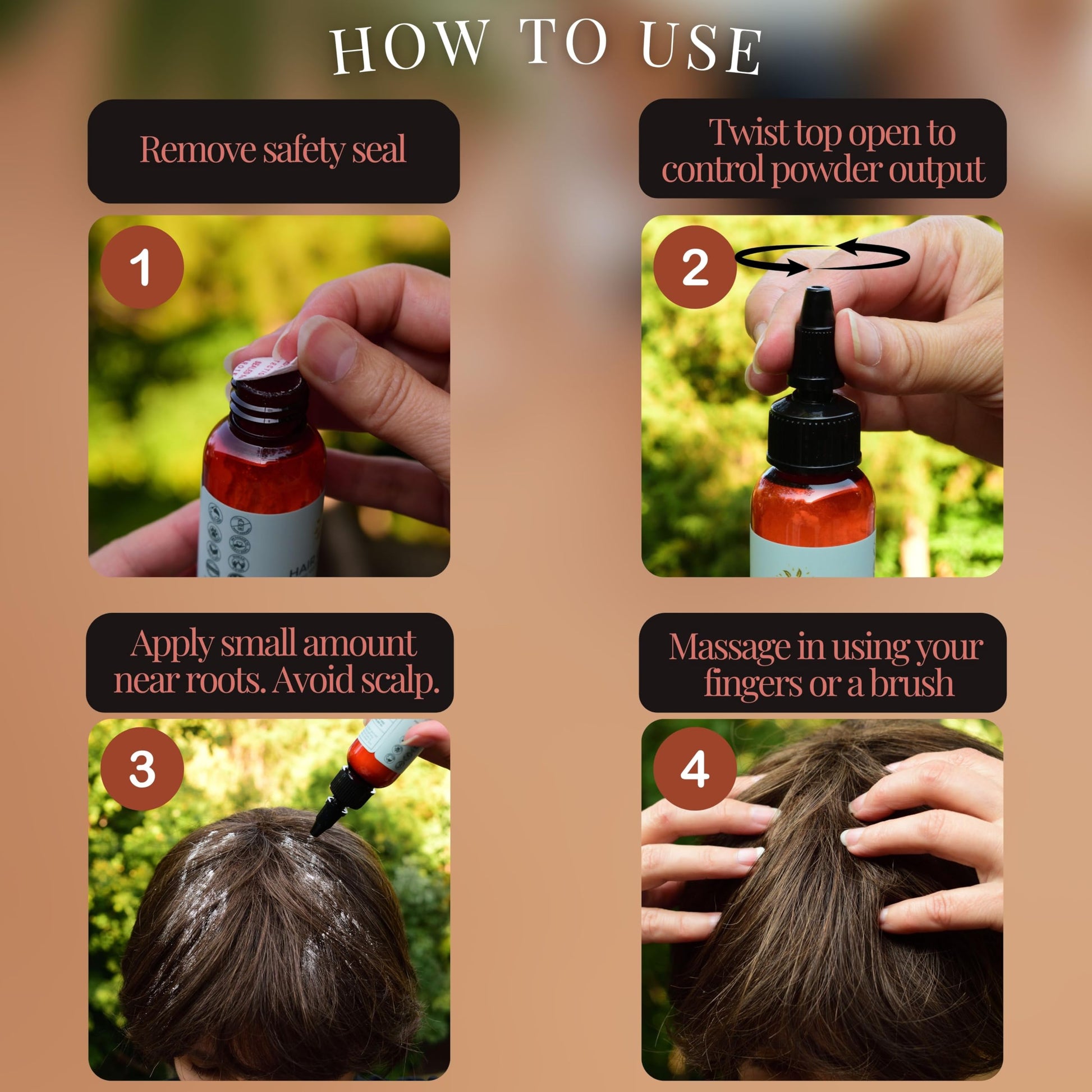 Hair Dance non-aerosol dry shampoo powder texture
