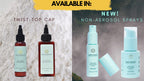 Hair Dance dry shampoo powder application on roots