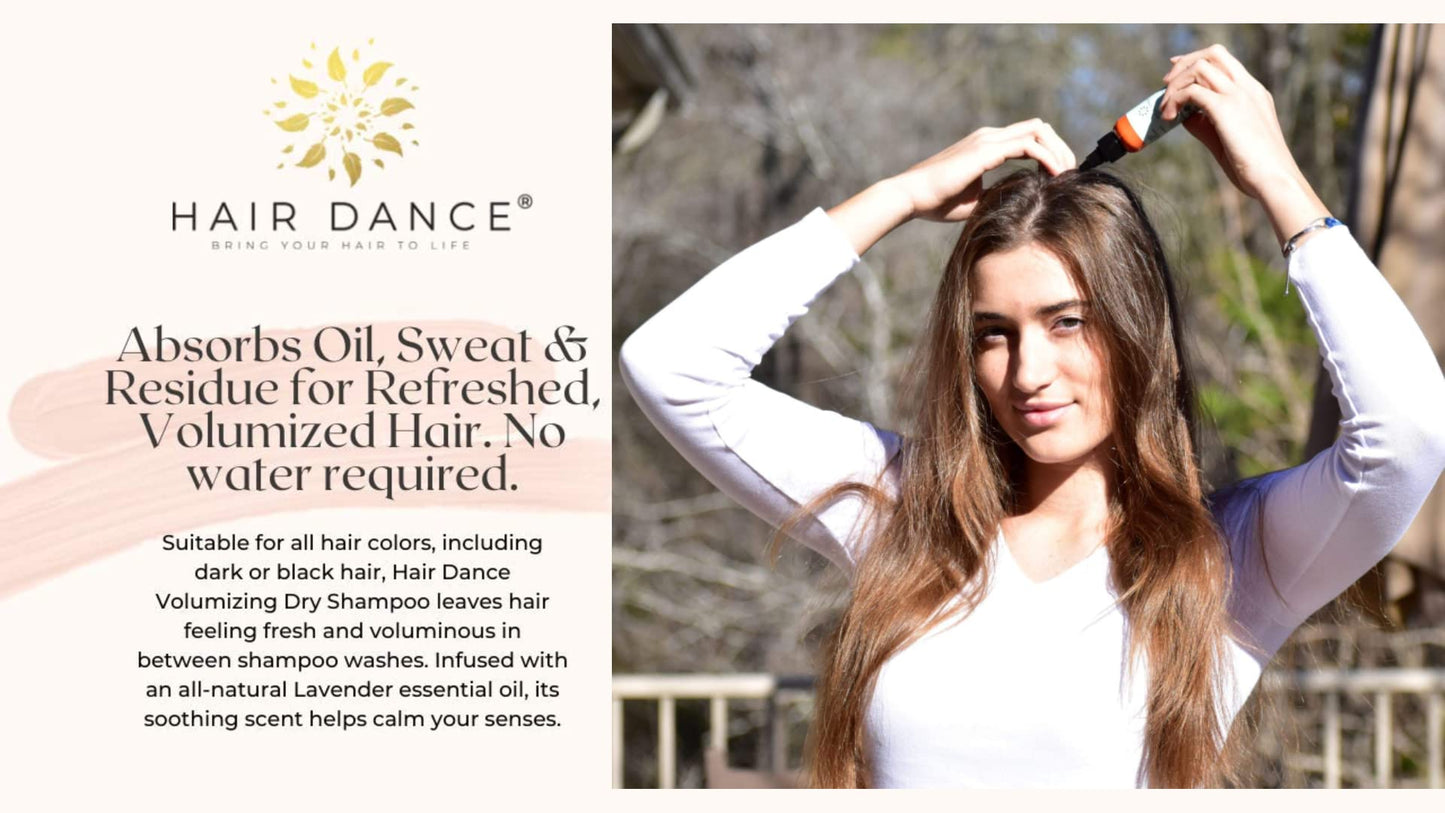 Hair Dance 1 Ounce travel size dry shampoo powder