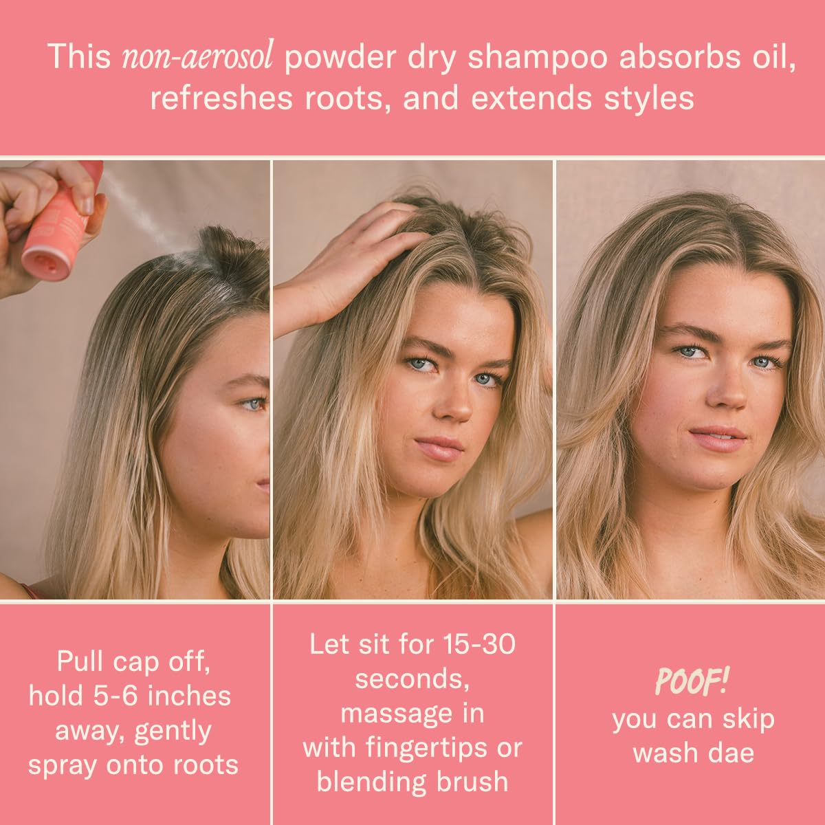Dae Fairy Duster Dry Shampoo natural ingredients label