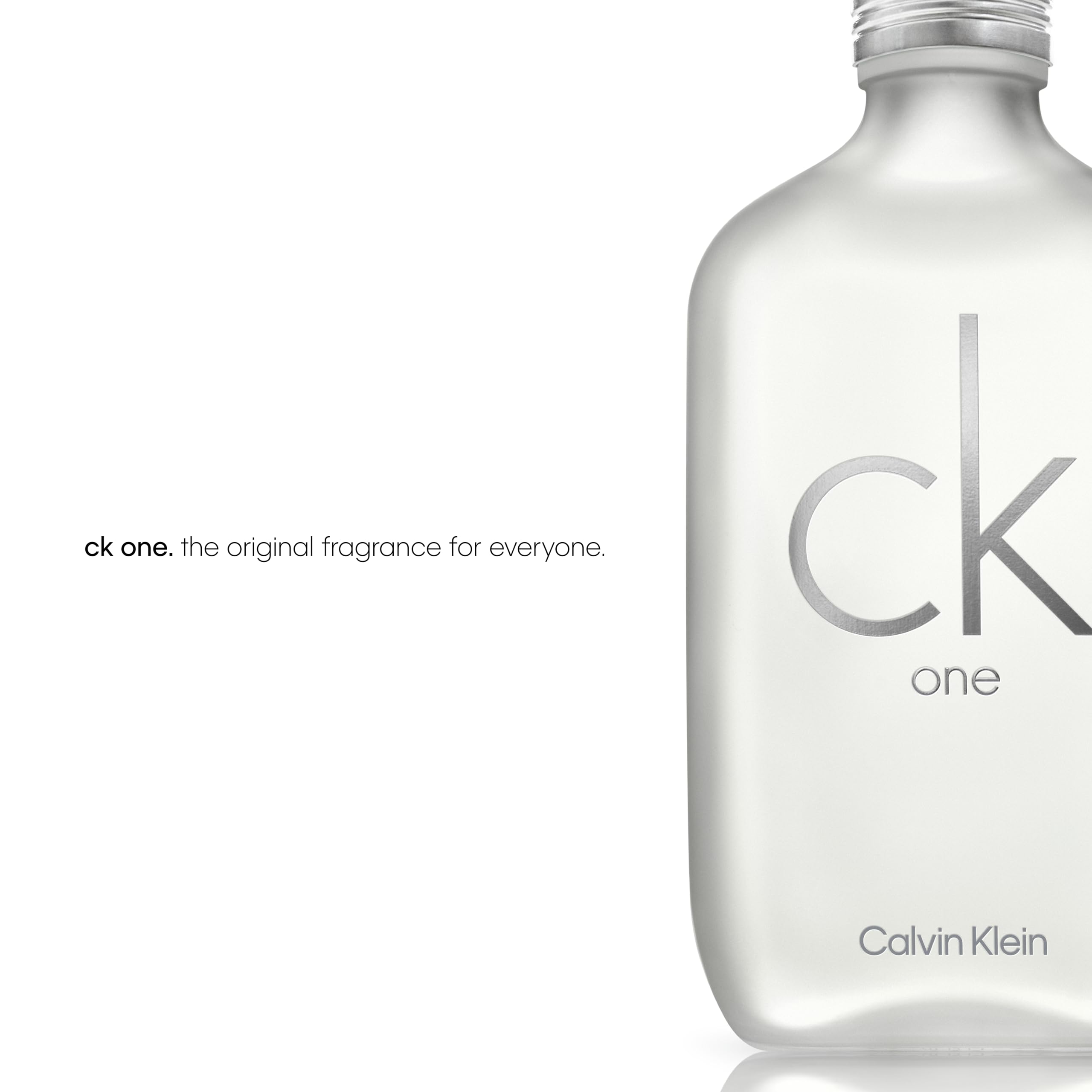 Authentic Calvin Klein CK One perfume packaging and bottle