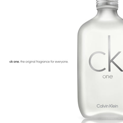 Authentic Calvin Klein CK One perfume packaging and bottle