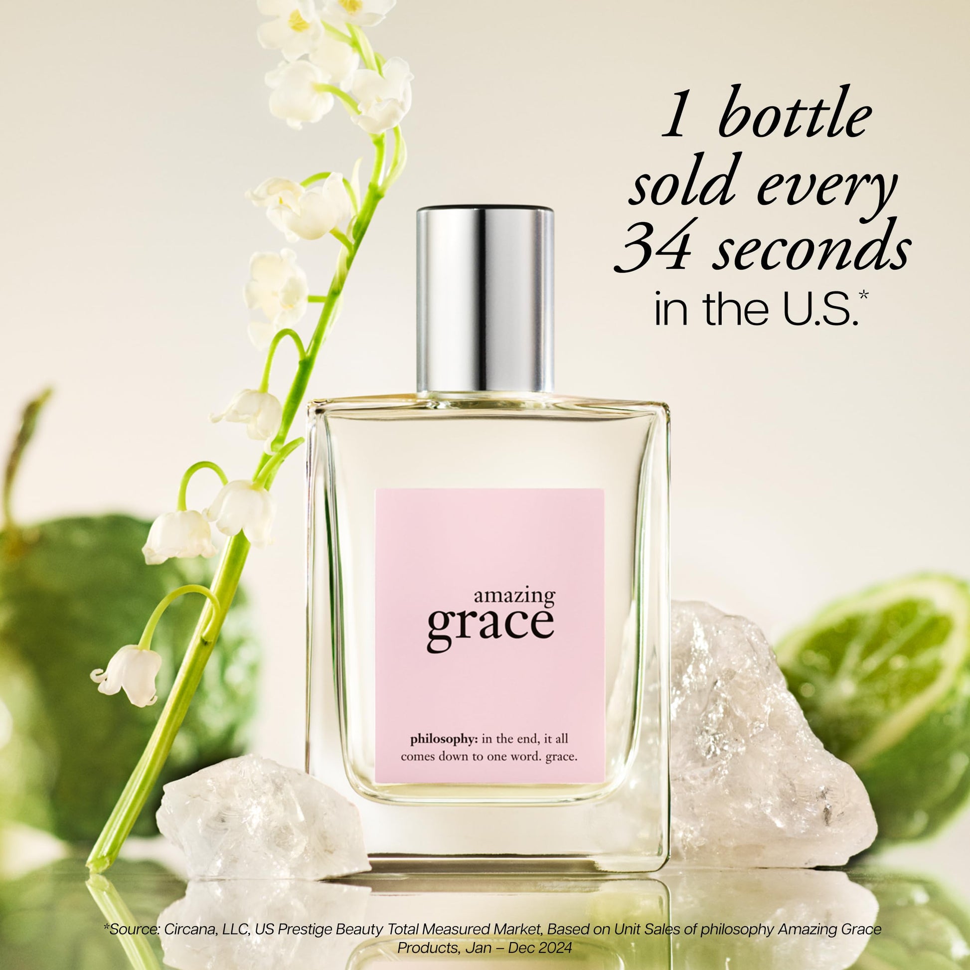 Philosophy Amazing Grace 2 fluid ounce bottle size