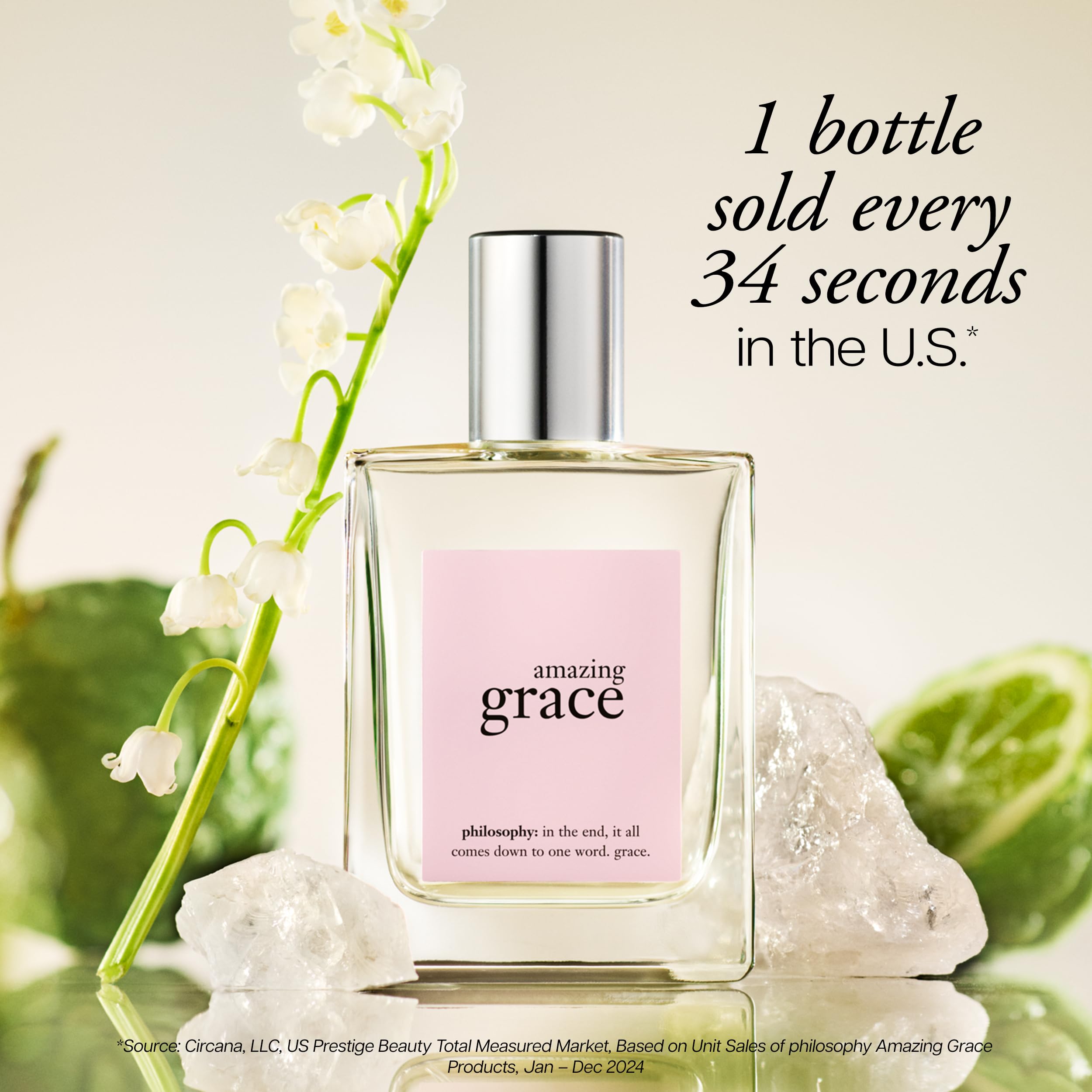 Philosophy Amazing Grace 2 fluid ounce bottle size