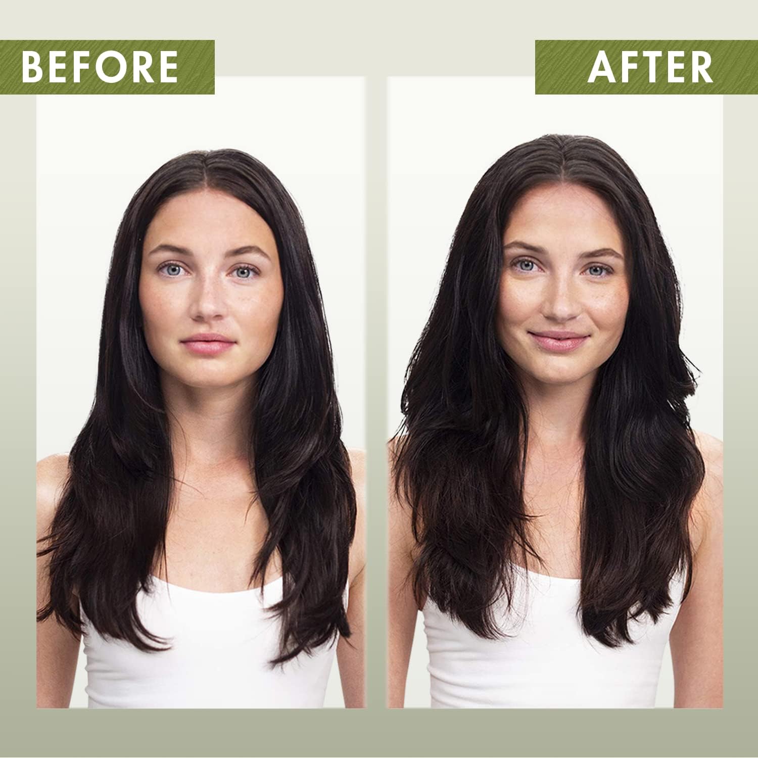 Applying Klorane oat milk dry shampoo to hair roots