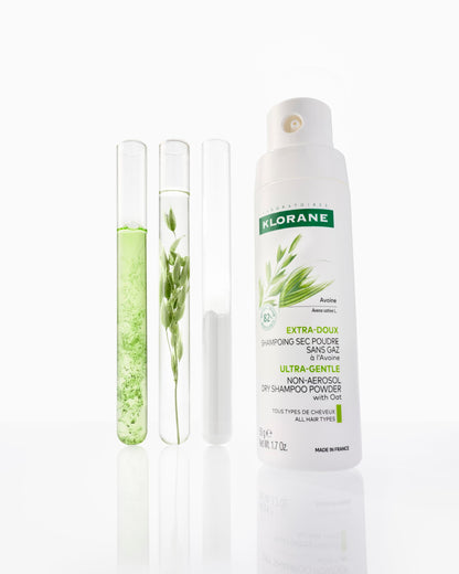 Klorane dry shampoo vegan and hypoallergenic certification label