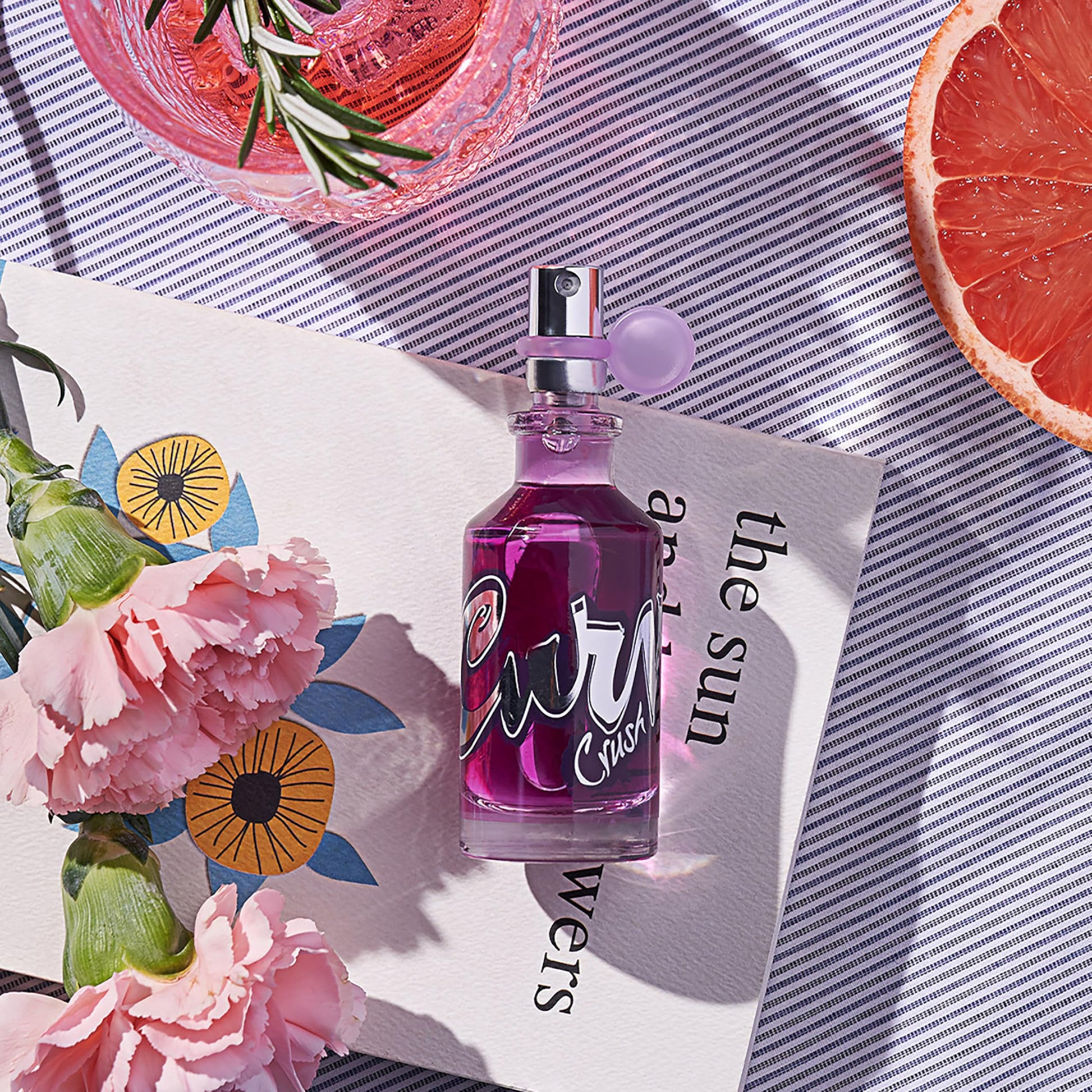 Curve Crush perfume bottle with retail box