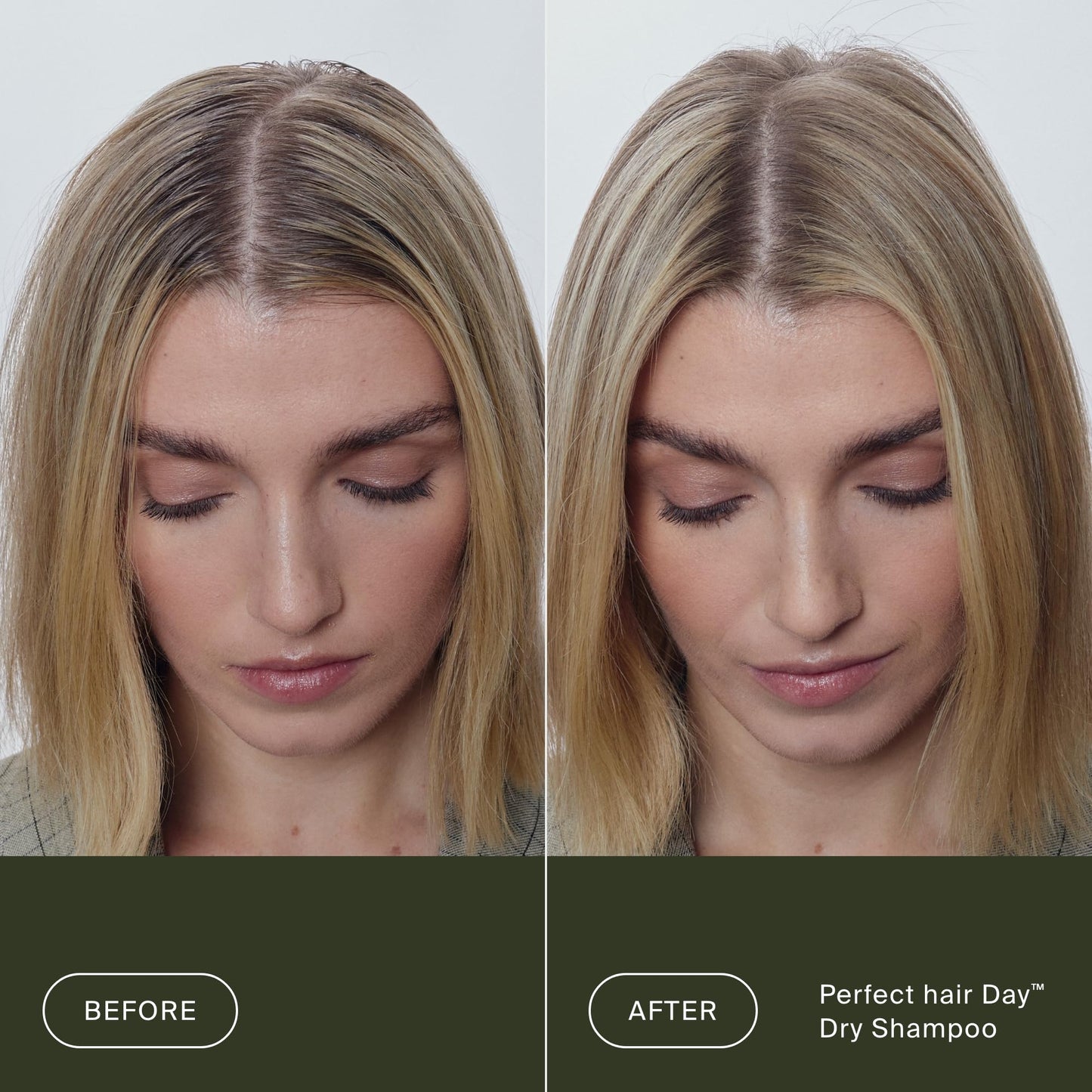 Living Proof talc-free dry shampoo back label with directions