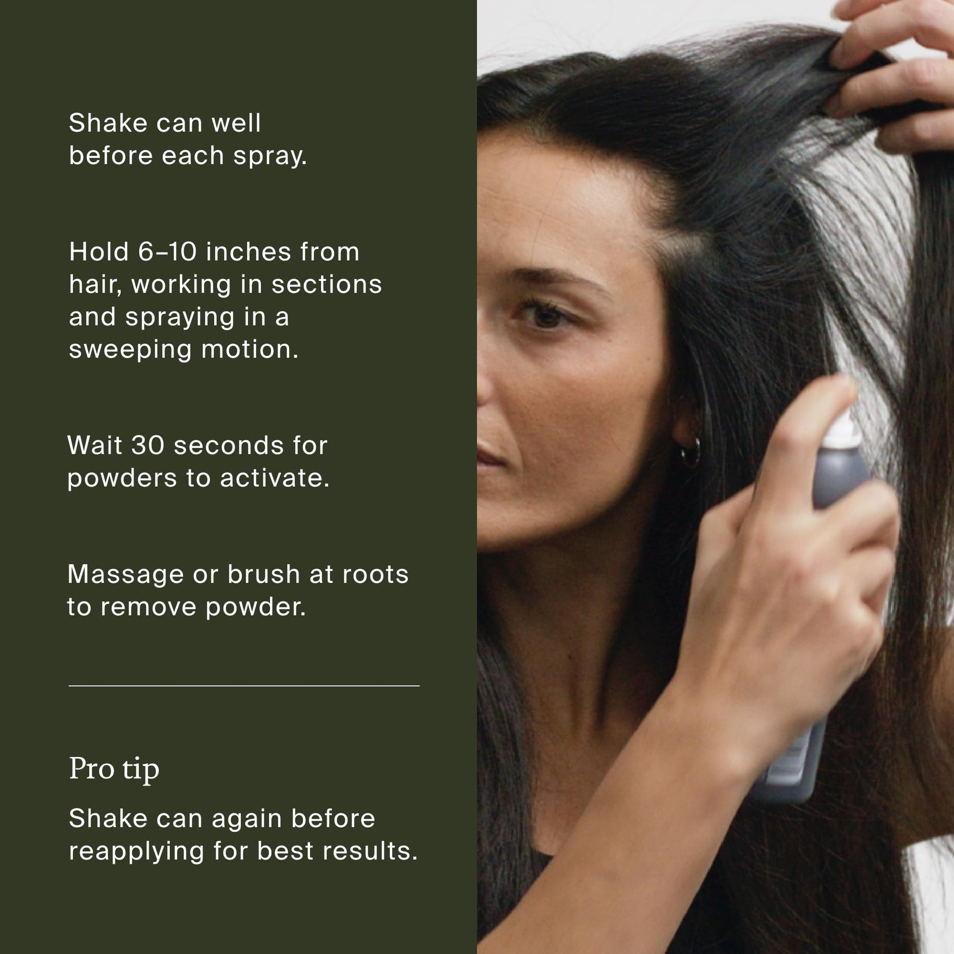 Living Proof travel friendly paraben-free dry shampoo close up view